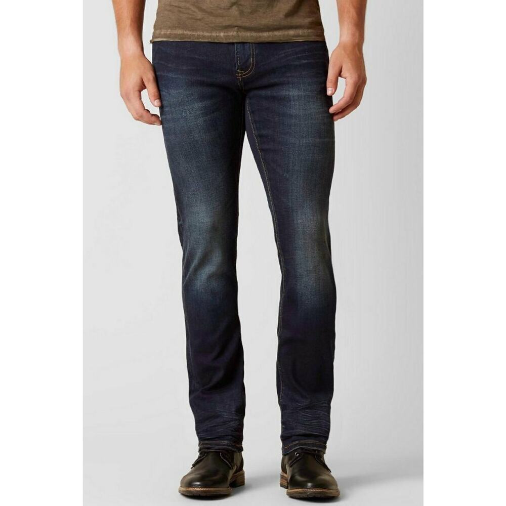 NEW STONE REFINERY TRUMAN WASH CLYDE SLIM STRAIGHT STRETCH JEANS 32 SR101 BUCKLE - Picture 7 of 8